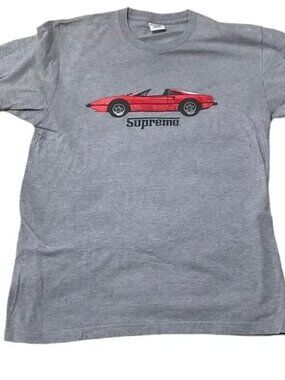 Supreme Ferrari Gray T-Shirt Size Large